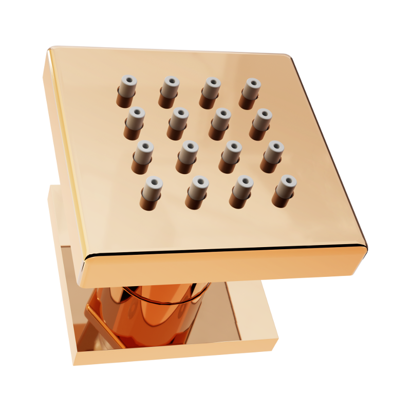 Mexen Wall-Mounted Side Nozzle, Rose Gold - 79360-60