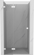 Mexen Lunar L ljuljačka vrata za tuš 115 cm, prozirna, bijela - 834L-115-000-20-00-L