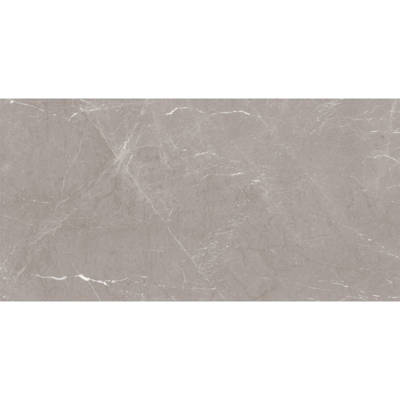 Mexen Gloster Light Grey glazed rectified porcelain tile G1, floor and wall tile 120 x 60 cm, glossy - TL172-120-060-04