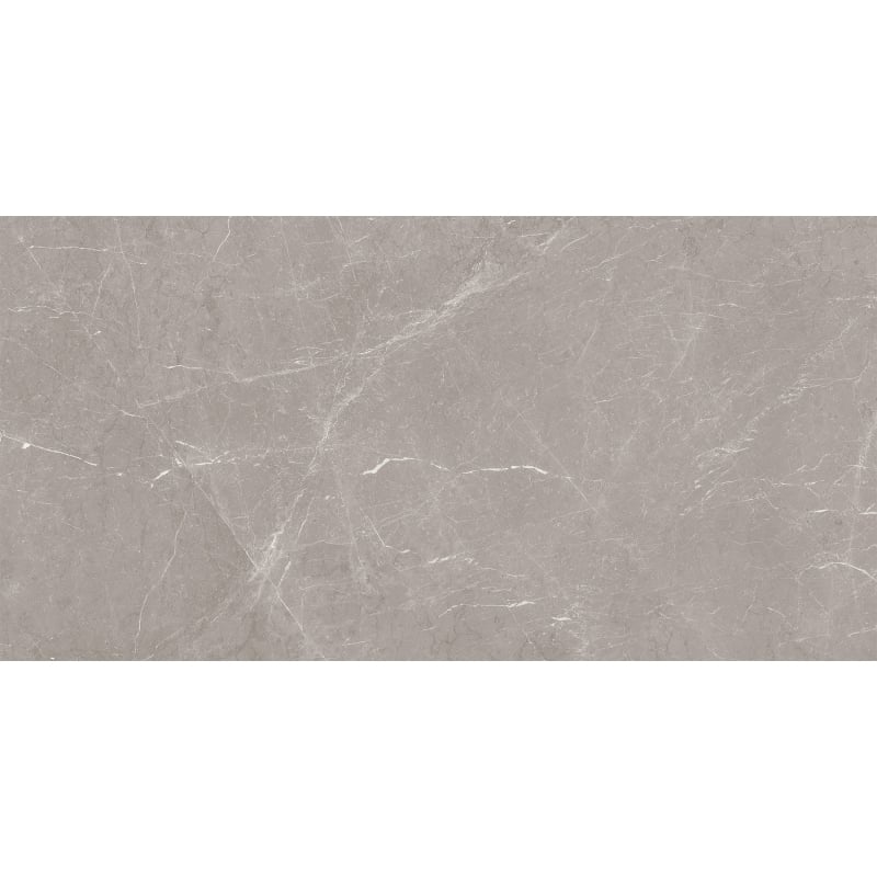 Mexen Gloster Light Grey glazed rectified porcelain tile G1, floor and wall tile 120 x 60 cm, glossy - TL172-120-060-04