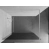 Mexen Kioto Duschwand Walk-in 110 x 200 cm, Graphit 8 mm, Weiß - 800-110-101-20-40