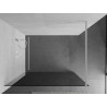 Mexen Kioto dušisein Walk-in 110 x 200 cm, grafiit 8 mm, valge - 800-110-101-20-40