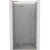 Mexen Lunar L vasakukäeline dušiuks 95 cm, läbipaistev, kuldne - 834L-095-000-50-00-L