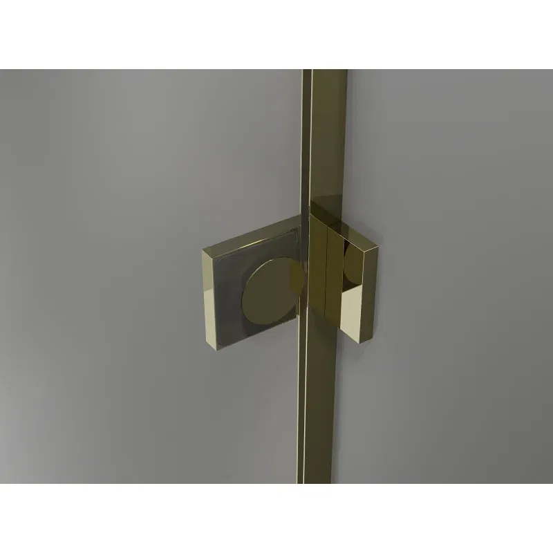 Mexen Lunar L Duschdrehtür links 110 cm, transparent, gold - 834L-110-000-50-00-L