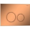 Mexen Tex 01 flush button, shiny rose gold - 6101-09