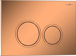 Mexen Tex 01 skalošanas poga, rožains zelts spīdīgs - 6101-09