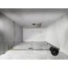 Mexen Lunar L drzwi prysznicowe uchylne lewe 135 cm, transparent, złote - 834L-135-000-50-00-L