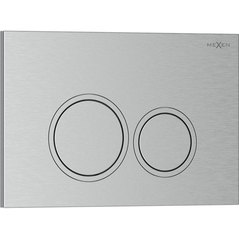 Mexen Tex 01 gumb za izpiranje, brušeni nikelj - 6101-10