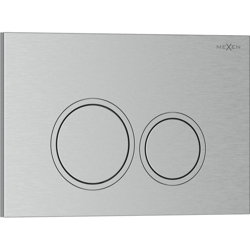 Mexen Tex 01 spolningsknapp, borstad nickel - 6101-10