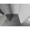 Mexen Kioto paroi de douche Walk-in 120 x 200 cm, miroir 8 mm, blanc - 800-120-101-20-50
