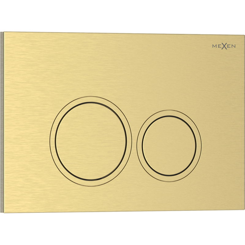 Mexen Tex 01 pulsante di scarico, oro spazzolato - 6101-11