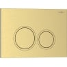 Mexen Tex 01 flush button, brushed gold - 6101-11