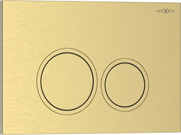 Mexen Tex 01 pulsante di scarico, oro spazzolato - 6101-11