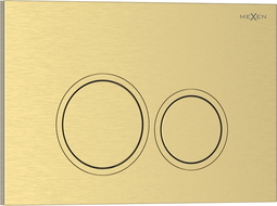 Mexen Tex 01 Spültaste, gebürstetes Gold - 6101-11