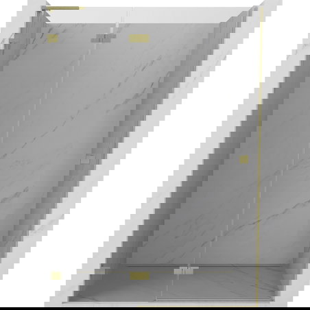 Mexen Lunar L Αριστερή ανοιγόμενη πόρτα ντους 135 cm, διαφανής, με