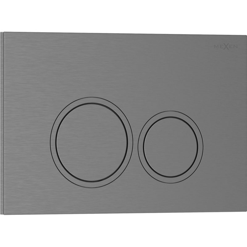 Mexen Tex 01 spoelknop, geborsteld gun grijs - 6101-12