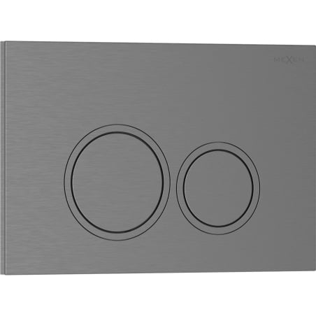 Mexen Tex 01 pulsante di scarico, gun gray spazzolato - 6101-12