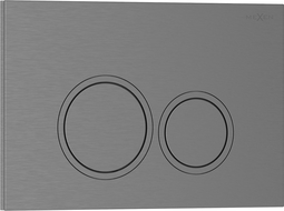 Mexen Tex 01 botón de descarga, gun gray cepillado - 6101-12
