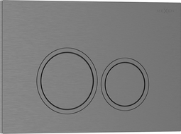 Mexen Tex 01 flush button, brushed gun gray - 6101-12