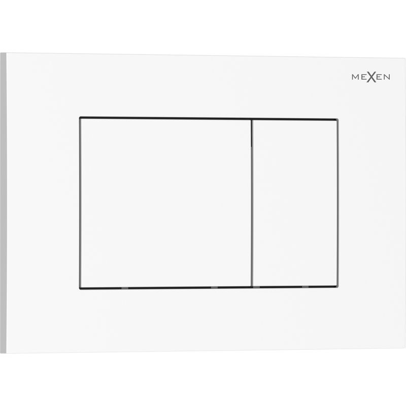 Mexen Tex 02 splakovalni gumb, bela sijajna - 6102-01
