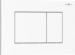 Mexen Tex 02 noskalo pogpolpošanas poga, balts spožs - 6102-01