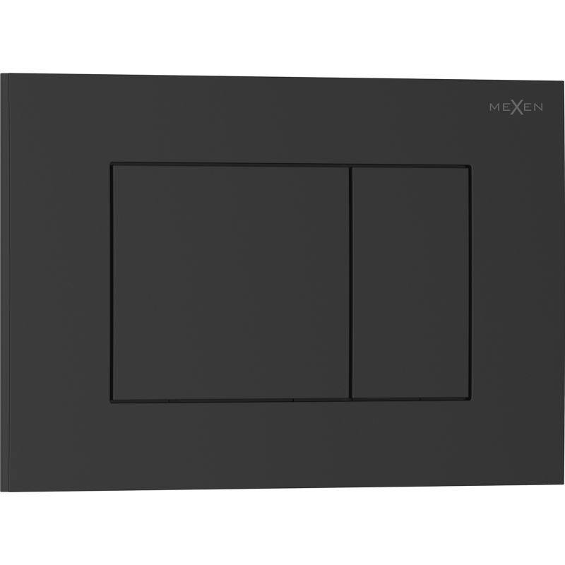 Mexen Tex 02 huuhtelupainike, musta matta - 6102-02