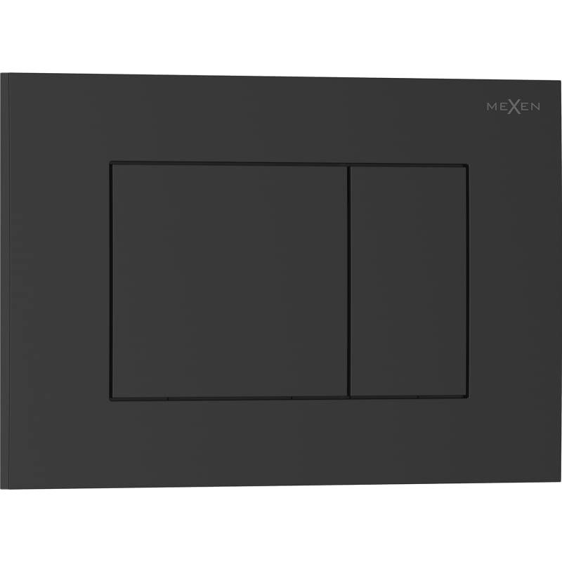 Mexen Tex 02 ispusni gumb, crni mat - 6102-02