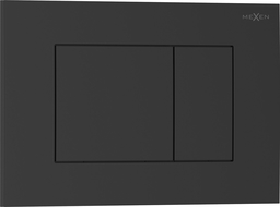 Mexen Tex 02 spoelknop, matzwart - 6102-02