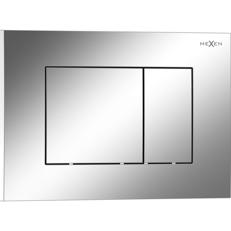 Mexen Tex 02 Spälknop, Glanz Chrom - 6102-03