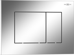 Mexen Tex 02 flush button, shiny chrome - 6102-03