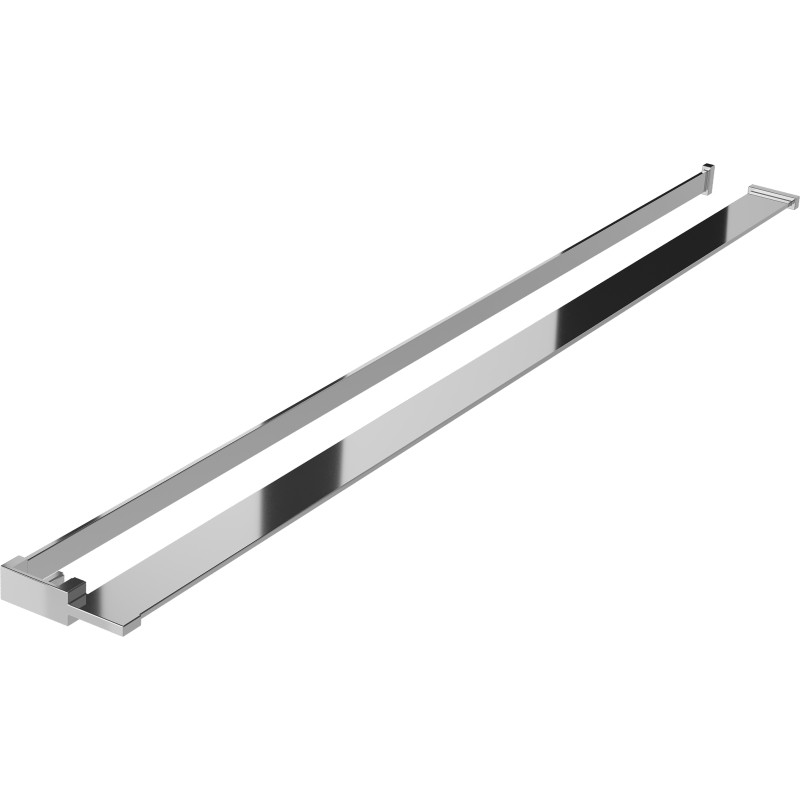 Mexen plank voor douchewand met handdoekrail, chroom - 800-02-01