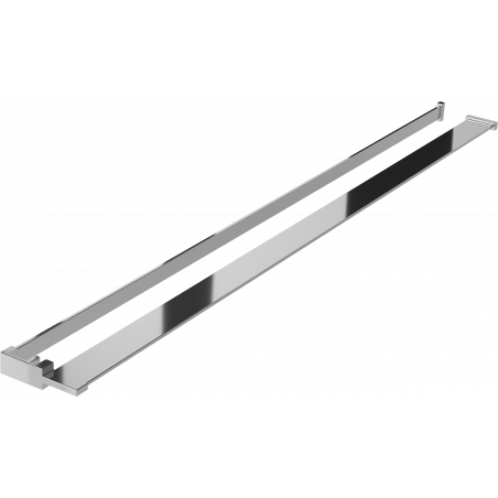 Mexen Regal fir Duschwand mat Handduchreléng, Chrom - 800-02-01