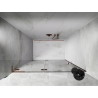 Mexen Lunar L drzwi prysznicowe uchylne lewe 140 cm, transparent, różowe złoto - 834L-140-000-60-00-L