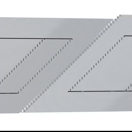 Mexen Tex 02 spoelknop, mat chroom - 6102-04