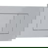 Mexen Tex 02 spoelknop, mat chroom - 6102-04