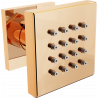 Mexen Cube boquilla lateral de superficie, oro rosa - 79360-60