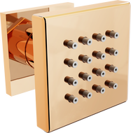 Mexen Wall-Mounted Side Nozzle, Rose Gold - 79360-60