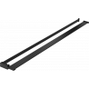 Mexen plank voor douchewand met handdoekreling, zwart - 800-02-70