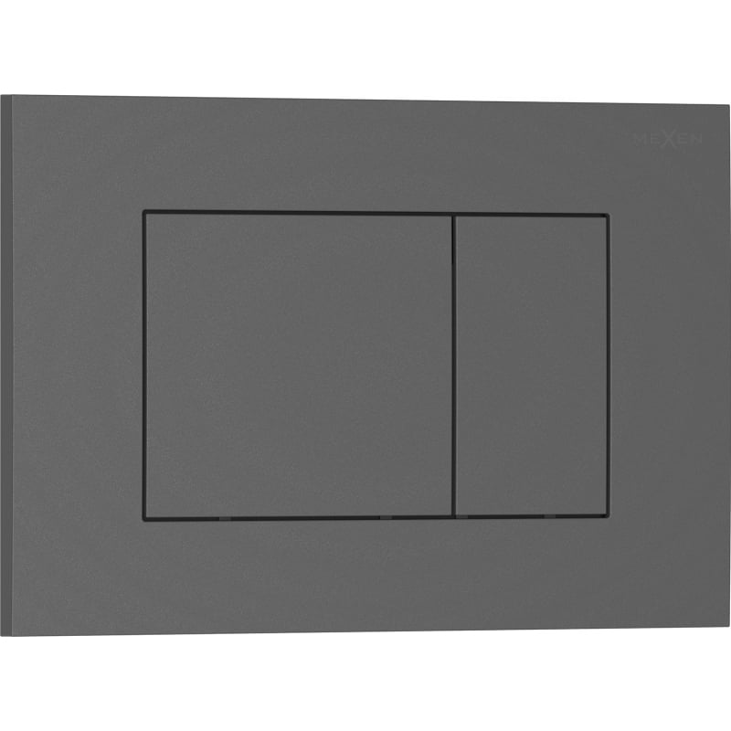 Mexen Tex 02 spoelknop, grijs - 6102-05