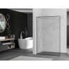 Mexen Kioto dušisein Walk-in 120 x 200 cm, must raam 8 mm, valge - 800-120-101-20-70