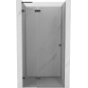 Mexen Lunar L porte de douche pivotante gauche 75 cm, transparent, gris canon brossé - 834L-075-000-66-00-L