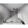 Mexen Lunar L drzwi prysznicowe uchylne lewe 95 cm, transparent, gun gray szczotkowany - 834L-095-000-66-00-L