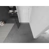 Mexen Kioto ścianka prysznicowa Walk-in 90 x 200 cm, czarna kratka 8 mm, biała - 800-090-101-20-77