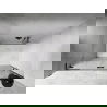 Mexen Lunar L Duschdrehtür links 130 cm, transparent, gebürstetes Gun Gray - 834L-130-000-66-00-L
