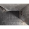 Mexen Lunar L dušisein Walk-in parem 90 x 200 cm, läbipaistev 8 mm, harjatud vask - 830L-090-000-65-00-P