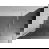 Mexen Kioto Duschwand Walk-in 100 x 200 cm, schwarzes Gitter 8 mm, weiß - 800-100-101-20-77