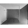 Mexen Kioto dušisein Walk-in 120 x 200 cm, must ruudustik 8 mm, valge - 800-120-101-20-77