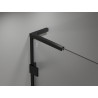 Mexen Lunar L dušiuksed, vasakukäeline avanev, 115 cm, läbipaistev, must - 834L-115-000-70-00-L