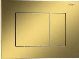 Mexen Tex 02 flush button, shiny champagne gold - 6102-08