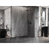 Mexen Lunar L Paroi de douche Walk-in droite 80 x 200 cm, transparent 8 mm, gris canon brossé - 830L-080-000-66-00-P